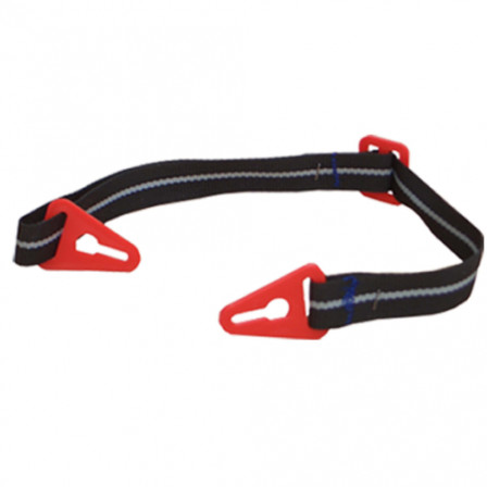 JUGULAIRE 2 POINTS -TEXTILE -REGLABLE (LOT DE 10)