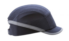 CASQUETTE ANTI-HEURT AEREE COTON/MESH MARINE VISIERE COURTE