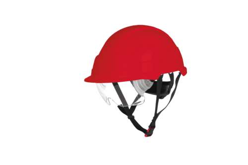 Casque de sécurité PHOENIX PRO ABS rouge