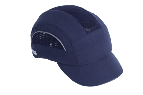 Casquette anti-heurt STYLCAP microfibre bleue medium 5cm