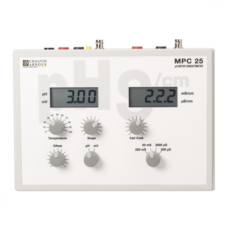 MPC25 mesures électrochimiques multiparamètres