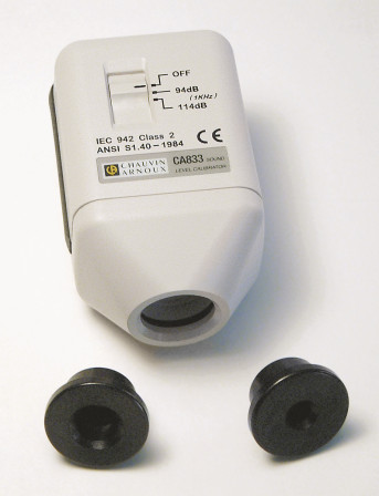 Calibrateur portable de sonomètres