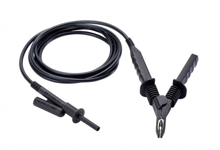 Cordon haute tension 5kV noir, 15m, avec reprise arrière