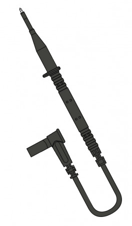 Cordon à pointe de touche noire pour DDT/VAT