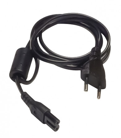 Cordon d'alimentation 2 pôles - prise rasoir