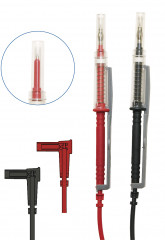 Cordon IP2X 1,5m PteT-CF4 Cat4 600V pour DDT RD/BK