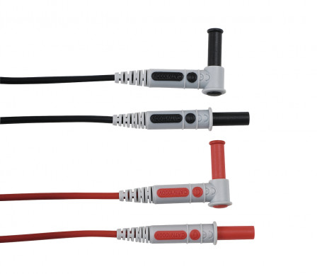 Cordon surmoulé Silic. 1,5 m DM4-CM4 Cat4 1kV RD/BK