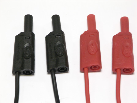 Jeu de 2 cordons PVC 1,5 m à reprise arrière