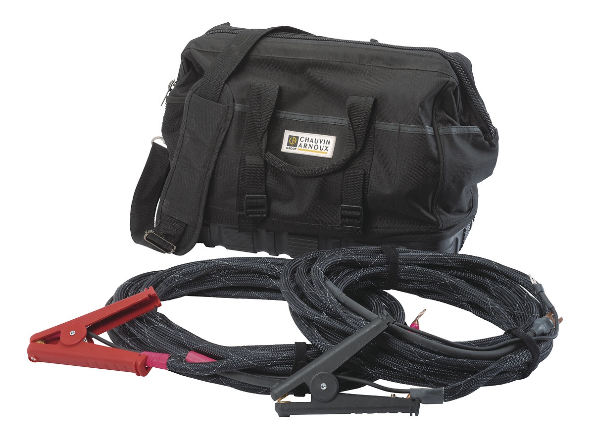 Jeu de 2 cordons de 15m avec pinces kelvin 200A