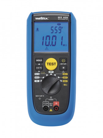 Contrôleur d'isolement 250V/500V/1kV MX 409