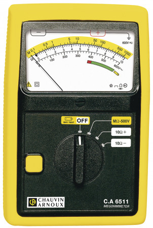 Contrôleur d'isolement analogique, 500V