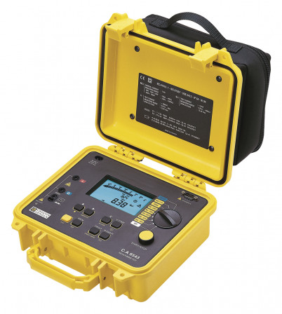 Contrôleur d'isolement 1kV, alim. par batteries, boitier chantier