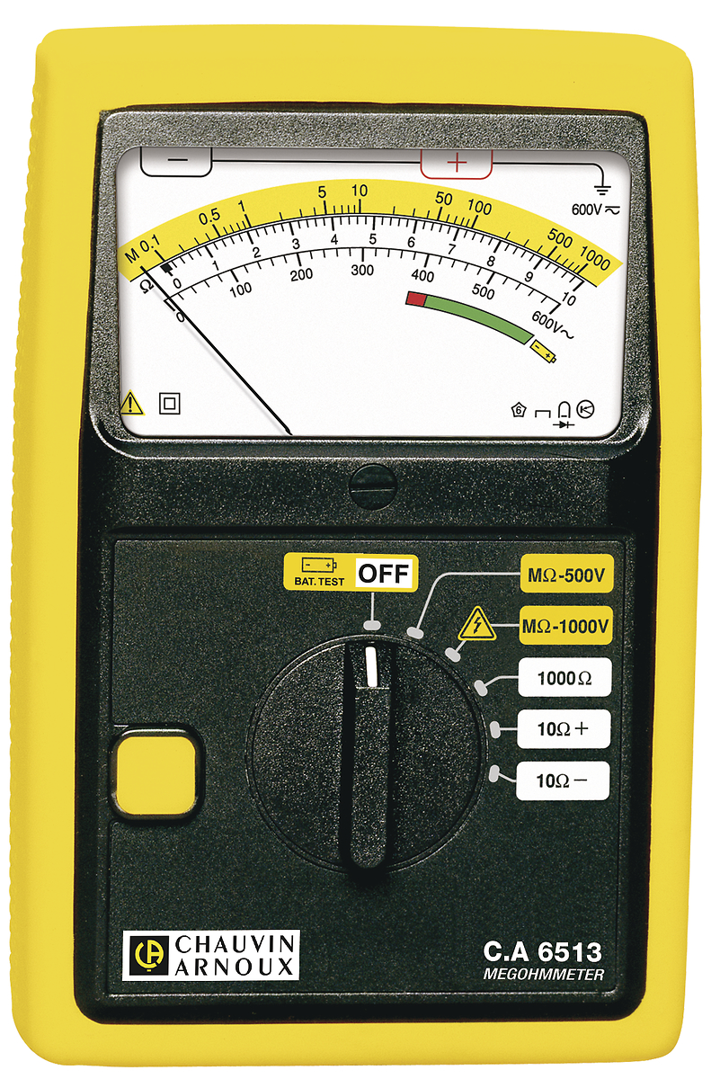 Contrôleur d'isolement analogique 500V/1000V
