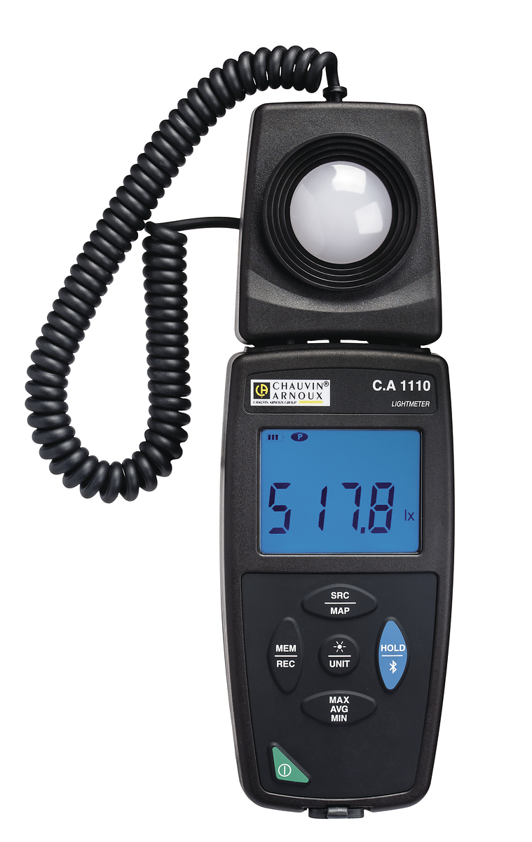 Luxmètre enregistreur portable USB BT