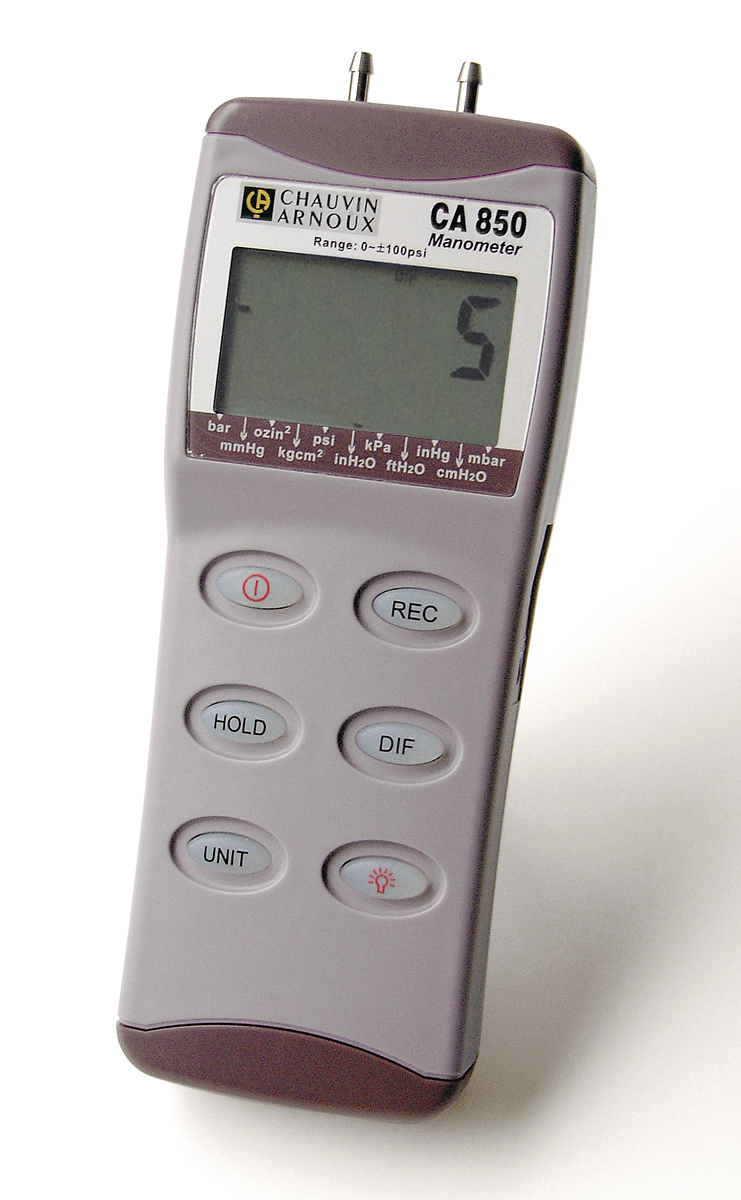 Manomètre pour mesure de la pression différentielle jusque 7 bar / 100 psi