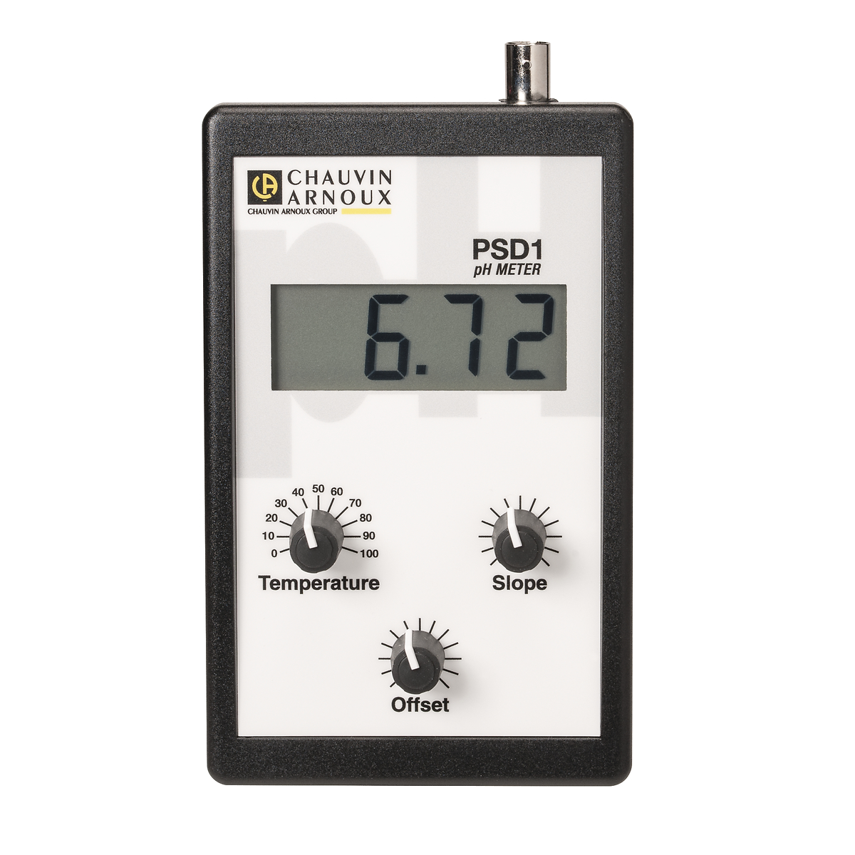 pH-metre de table PSD1, comp. T et étalonnage manuel