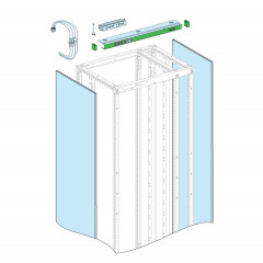 PrismaSeT P Active - Bandeau connecté + panneaux latéraux IP30 - L800/P400