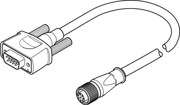 NEBM-M12G8-E-5-S1G9 Câble codeur