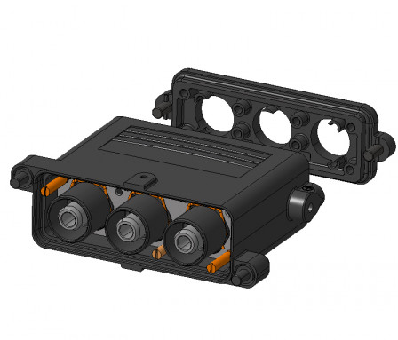 Connecteurs industriels étanches HDC HP550 KIT 3M70 C1