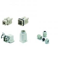 Connecteurs industriels étanches HDC KIT HA 04.406 M