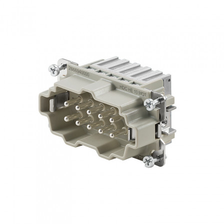 Connecteurs industriels étanches HDC HE 10 MQT