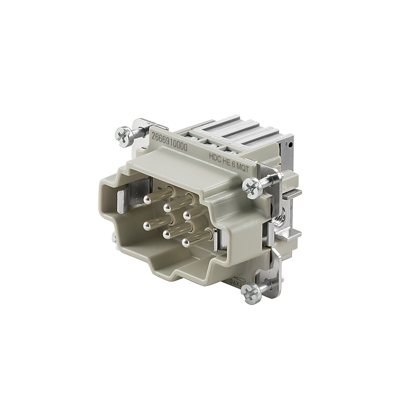Connecteurs industriels étanches HDC HE 6 MQT