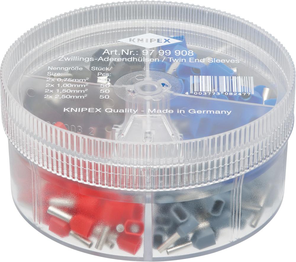 Jeu de cosses Twin 0,75-2,5mm2 