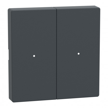 KNX M-Plan - enjoliveur pour commande double - anthracite