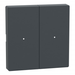KNX M-Plan - enjoliveur pour commande double - anthracite