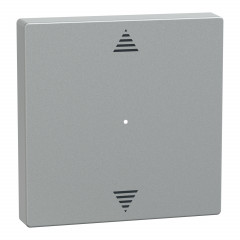 KNX M-Plan - enjoliv. pr commande simple - marquage double flèche - aluminium