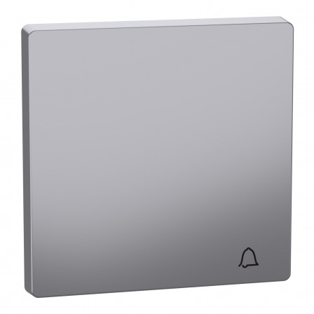 D-Life - enjoliveur pour commande simple avec picto carillon - acier