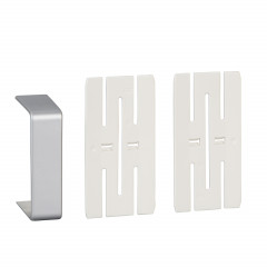 OptiLine 45 - goulotte aluminium - 140 x 55 mm - joint de fond