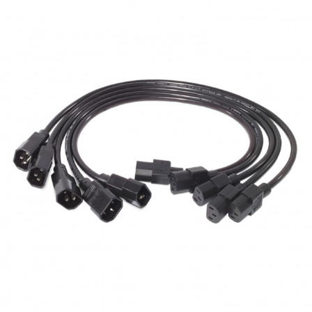 APC, Power Cord Kit (5 ea), C13 to C14, 0.6m