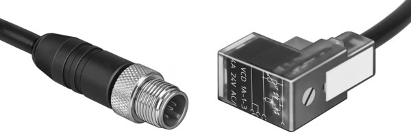 KMEB-2-24-M12-0,5-LED Câble à connecteur femelle