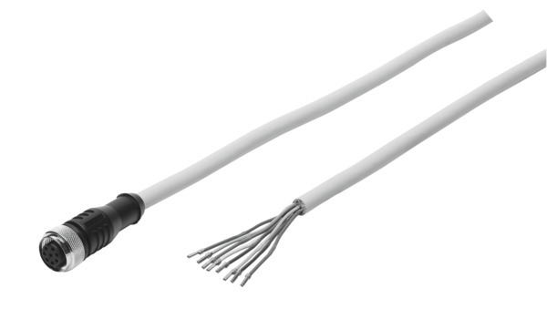 SIM-M12-8GD-15-PU Câble à connecteur femelle