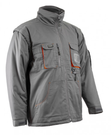 Parka PADDOCK II gris-orange 2XL