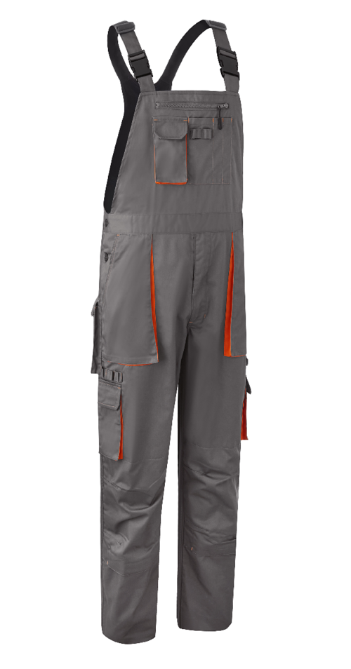 Salopette PADDOCK II Grey-Orange 5XL