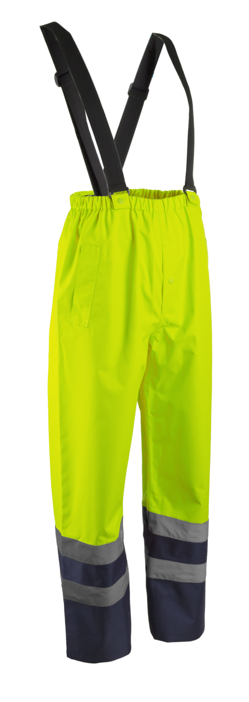 HYDRA Pantalon de pluie Jaune HV Marine taille 00L