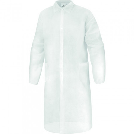 BLOUSE POLYPROLENE BLANC XL