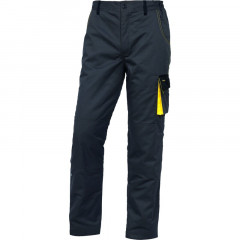 PANTALON D-MACH GRIS/JAUNE 3XL