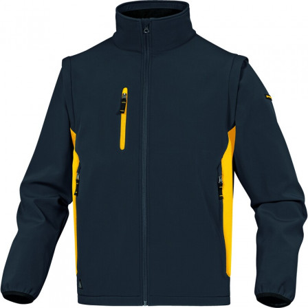 VESTE MYSEN2 GRIS/JAUNE L