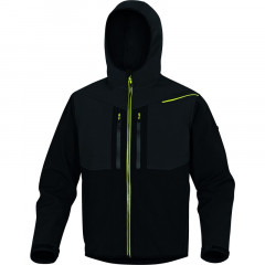 VESTE HORTEN2 NOIR/JAUNE 3XL