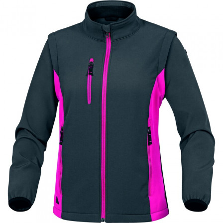 VESTE MYSEN2 GRIS/FUSHIA XXL