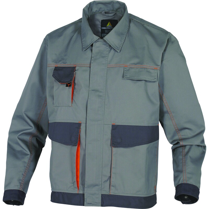 VESTE D-MACH GRIS/ORANGE XL