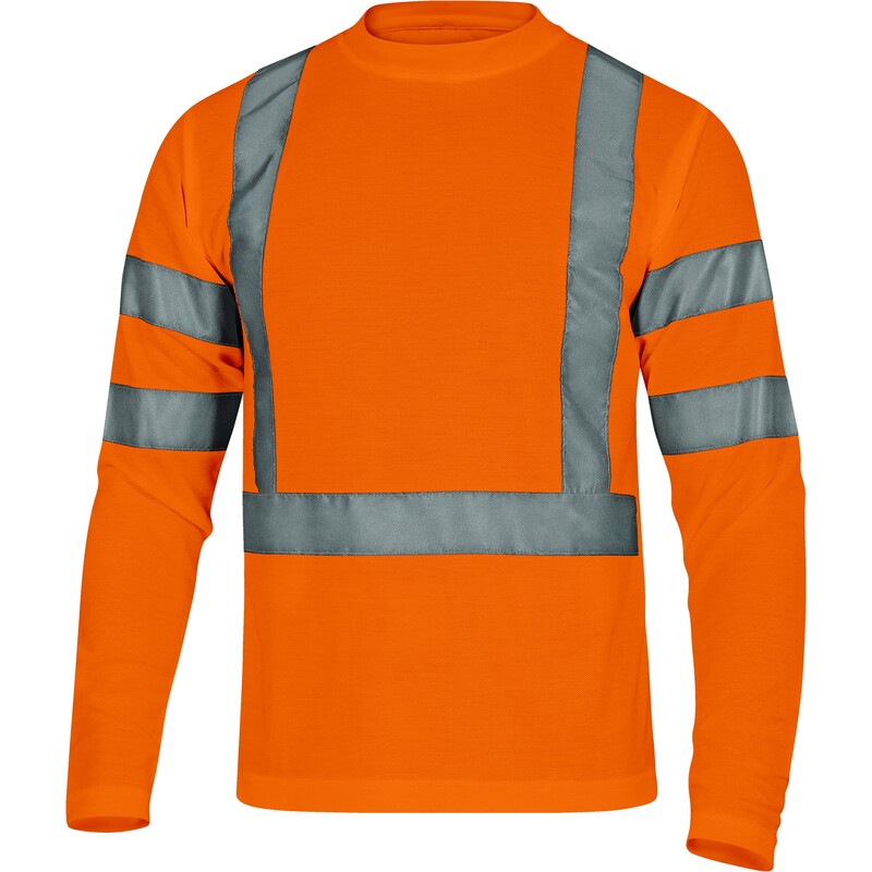 T-SHIRT STAR ORANGE FLUO L