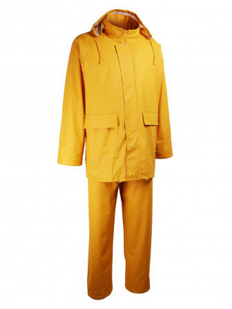 ENSEMBLE  PLUIE PU JAUNE M