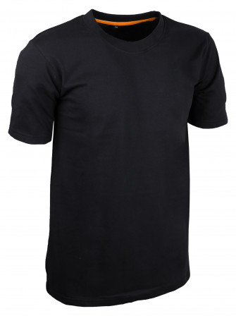 T-SHIRT COTON NOIR, S-M