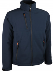 VESTE SOFTSHELL BLEU L