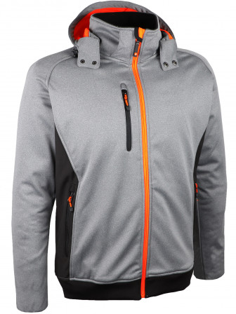 VESTE SOFTSHELL GRISE S