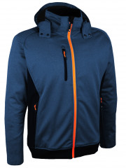VESTE SOFTSHELL BLEU L